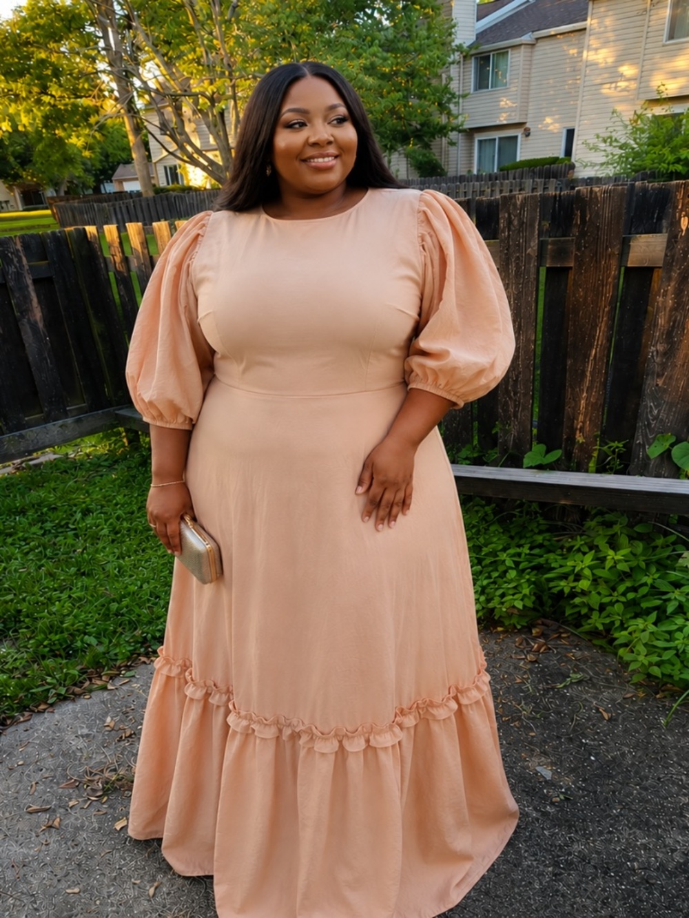 Graceful Maxi, Elegant Dress for plus size